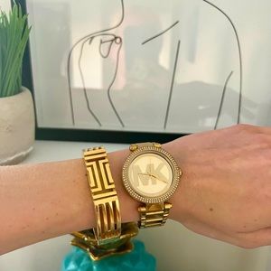 Micheal Kors Gold Diamond Watch